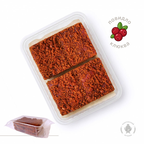 №3 Пряник 400г с фруктовой начинкой Клюква  в Асбесте