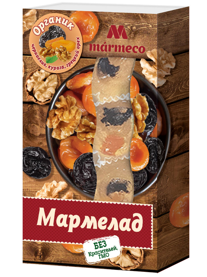  Мармелад "Органик"  Курага, Чернослив, грецкий орех, 180г  в Асбесте