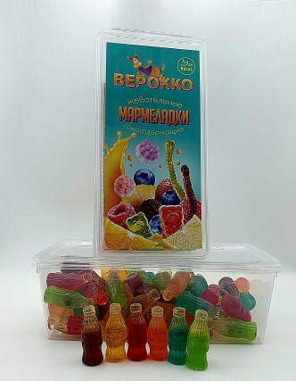  Жевательный мармелад Бутылочки Кола, 250г      в Асбесте